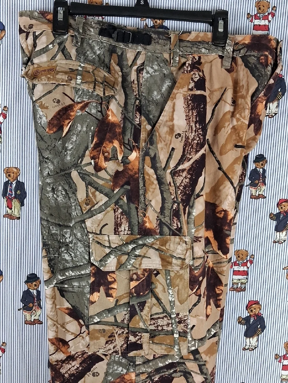 Outfitters Ridge Fusion 3-D Cargo Outdoors Camoflage Super Soft Baggy Pants 3638